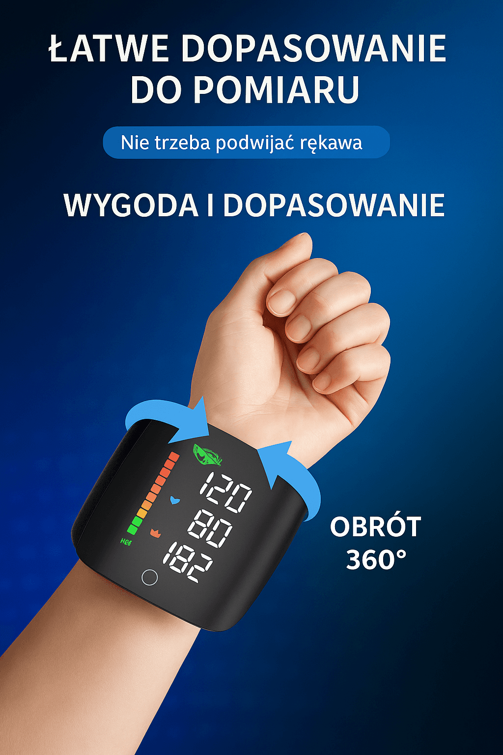 WristMed – Prosty i wygodny sposób na codzienną kontrolę ciśnienia.
